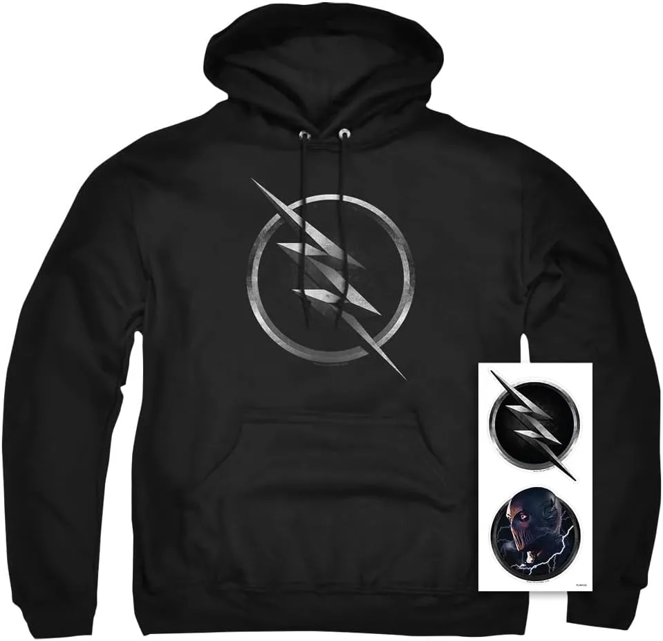 Popfunk Classic The Flash TV Series Logo Pull-Over Hoodie Sweatshirt