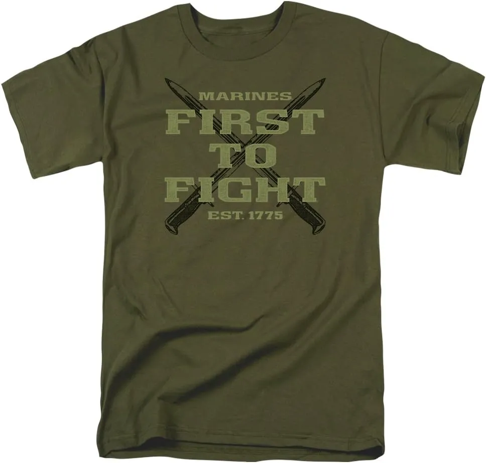 Popfunk Classic U.S. Marine Corps Military Devil Dogs T Shirt
