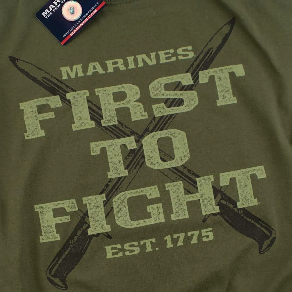 Popfunk Classic U.S. Marine Corps Military Devil Dogs T Shirt
