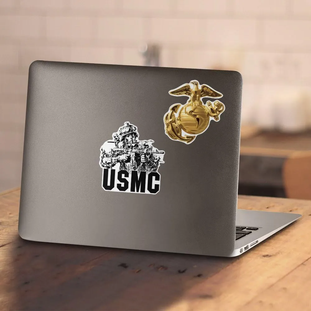 Popfunk Classic U.S. Marine Corps Military Devil Dogs T Shirt
