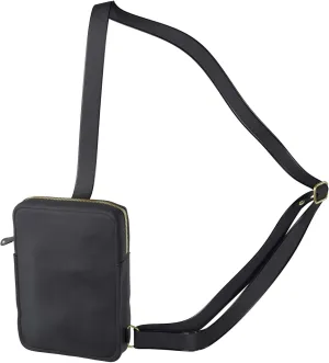 Premium Full Grain Leather Sling Bag - Small Crossbody Bag for Men, Lightweight, RFID Protection