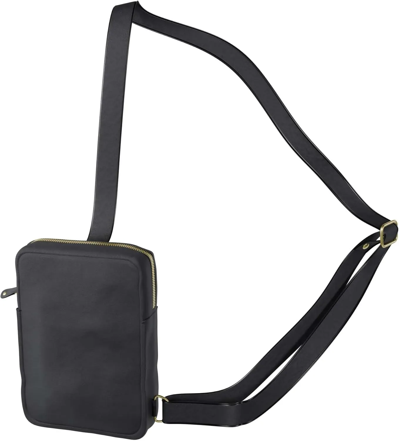 Premium Full Grain Leather Sling Bag - Small Crossbody Bag for Men, Lightweight, RFID Protection