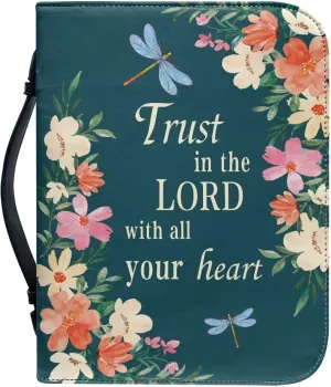 Pu Bible Cover for Women Portable Bible Bag and Totes with Internal Compartments