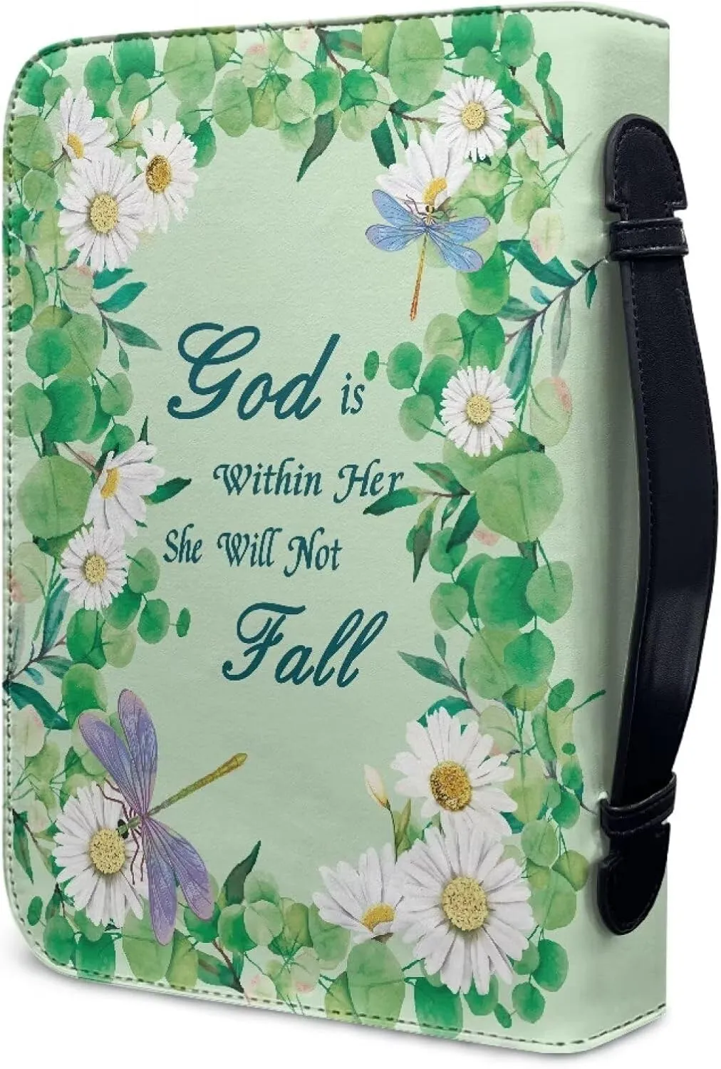 Pu Bible Cover for Women Portable Bible Bag and Totes with Internal Compartments