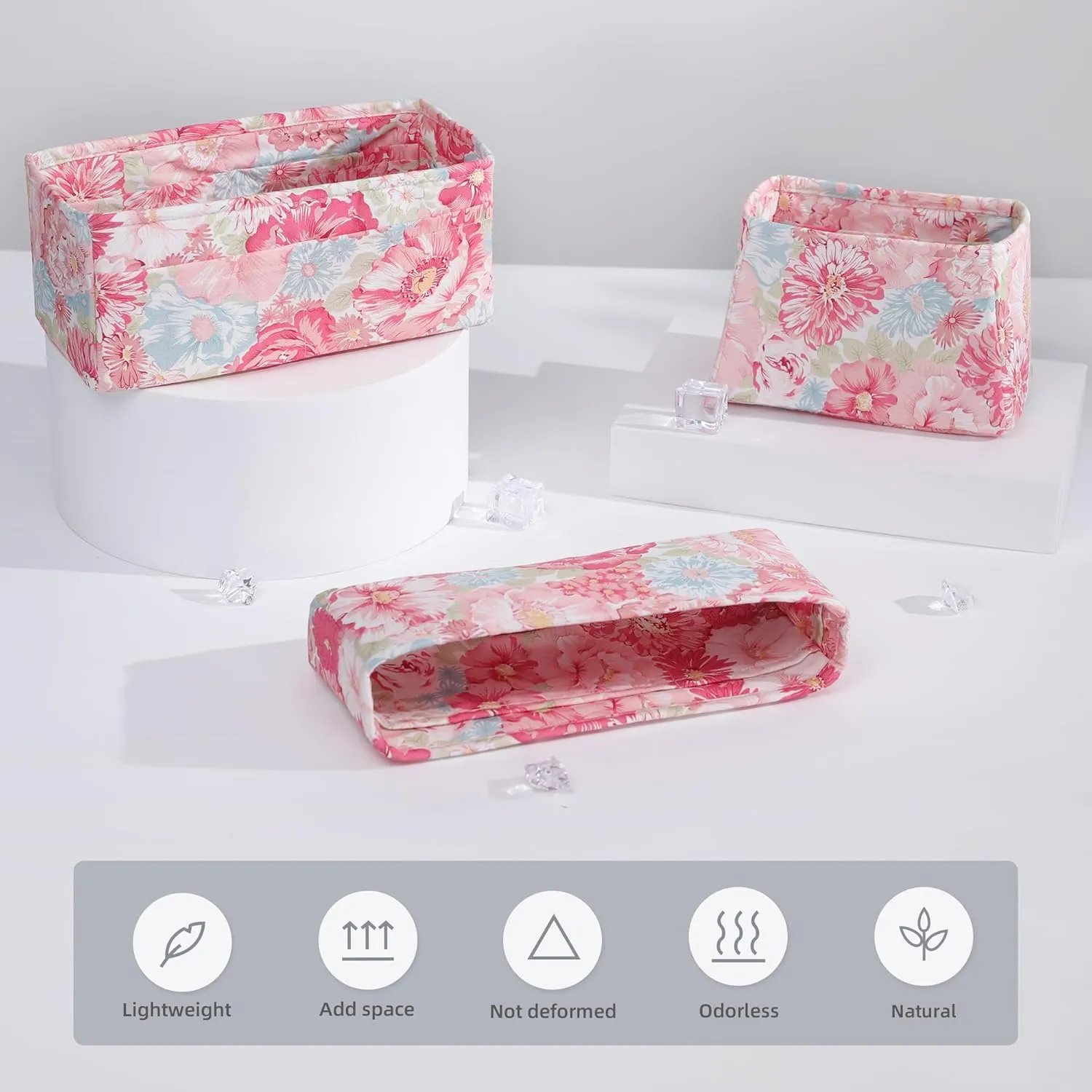 Purse Organizer Insert For Evelyne TPM/PM/GM/TGM, Lightweight Bag Shaper Liner, Soft Luxury Handbag Tote Inner Bag(Evelyne-TPM-mini,Blooming)