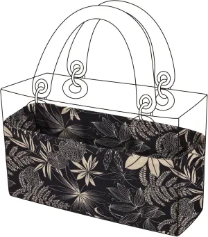 Purse Organizer Insert, unique pattern Bag organizer Liner, Backpack Organiser Insert, Bag Tote Shaper fit Dior Lady D-Joy (Small,Dark Fragrance)