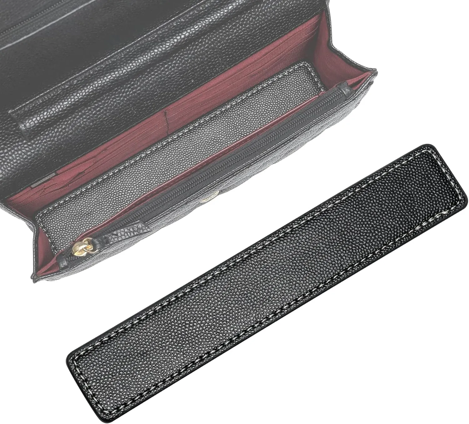 Purse WOC Base Shaper, Leather Base Shaper Saver and Insert for Wallet Chain Bags Handbag