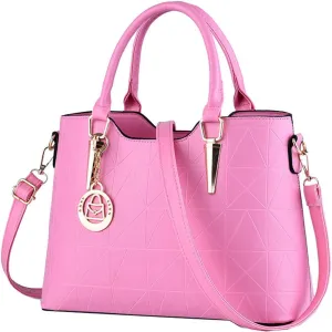 Purses and Handbags for Women Fashion Ladies PU Leather Top Handle Satchel Shoulder Tote Bags