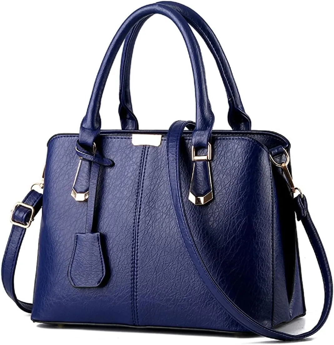 Purses and Handbags for Women Fashion Ladies PU Leather Top Handle Satchel Shoulder Tote Bags