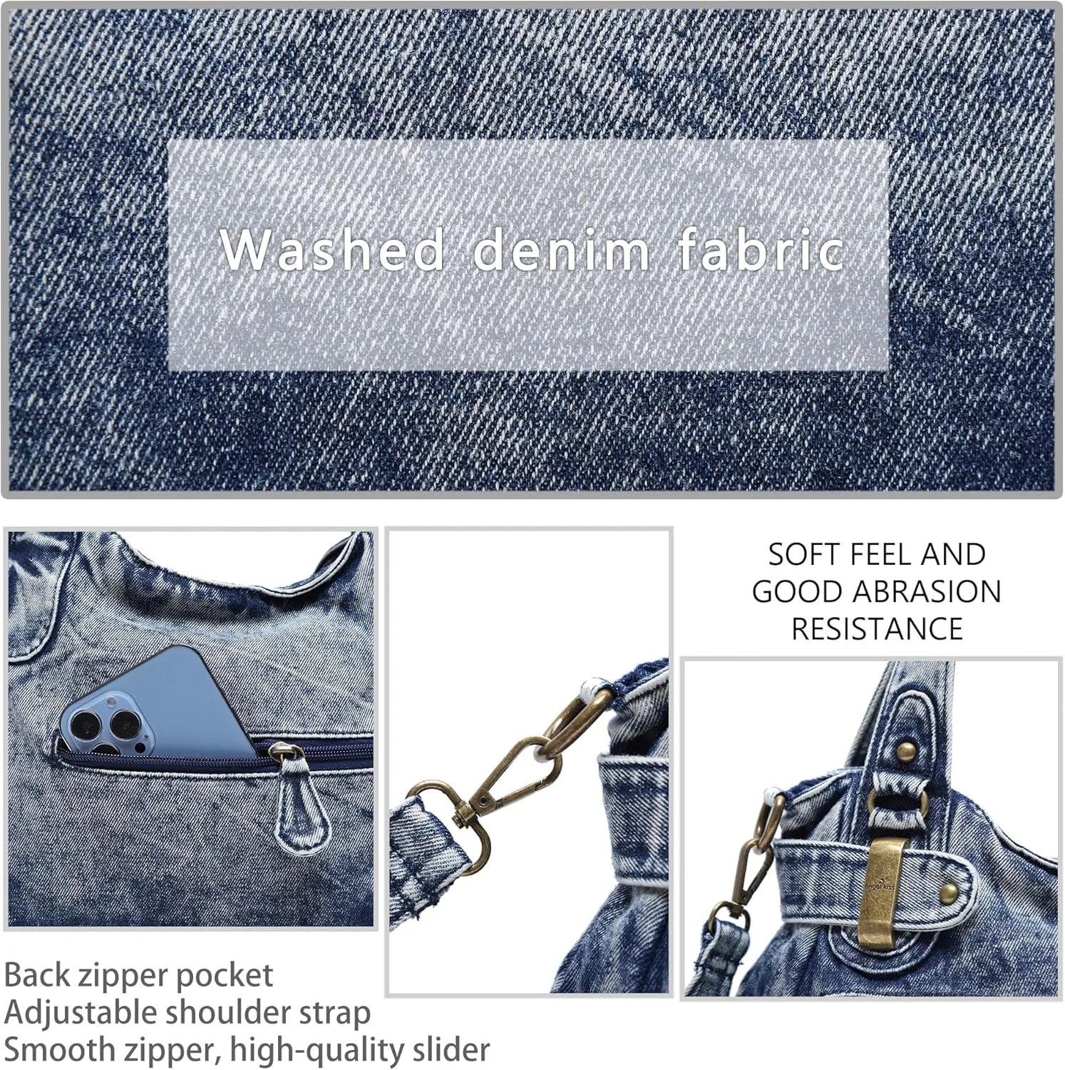 Purses and Handbags Women Tote Shoulder Top Handle Satchel Hobo Bags Fashion Washed Leather Purse
