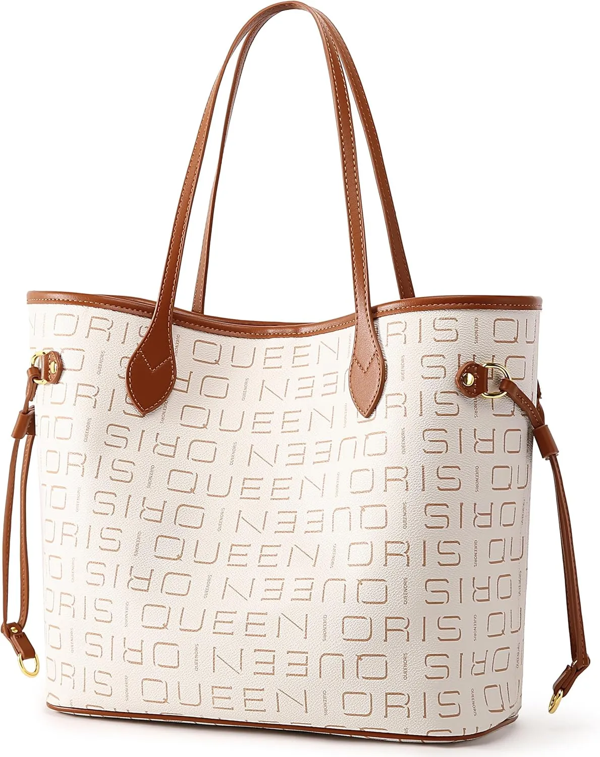 Queenoris Tote Bag for Women, Designer Fashion Purses Top Handle Satchel Large Capacity Classic Shoulder Bags