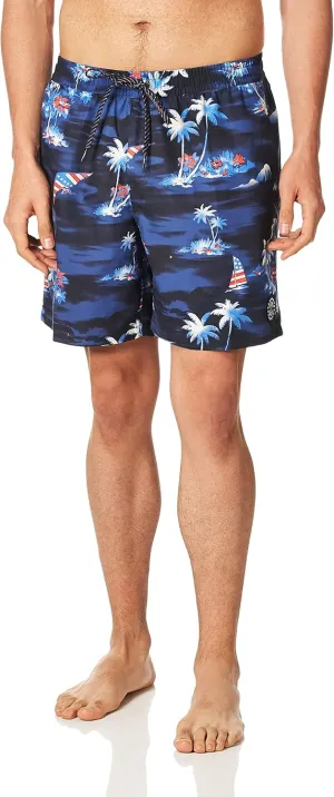 Quiksilver Men's Standard 17 Inch Elastic Waist Swim Trunk Bathing Suit Short