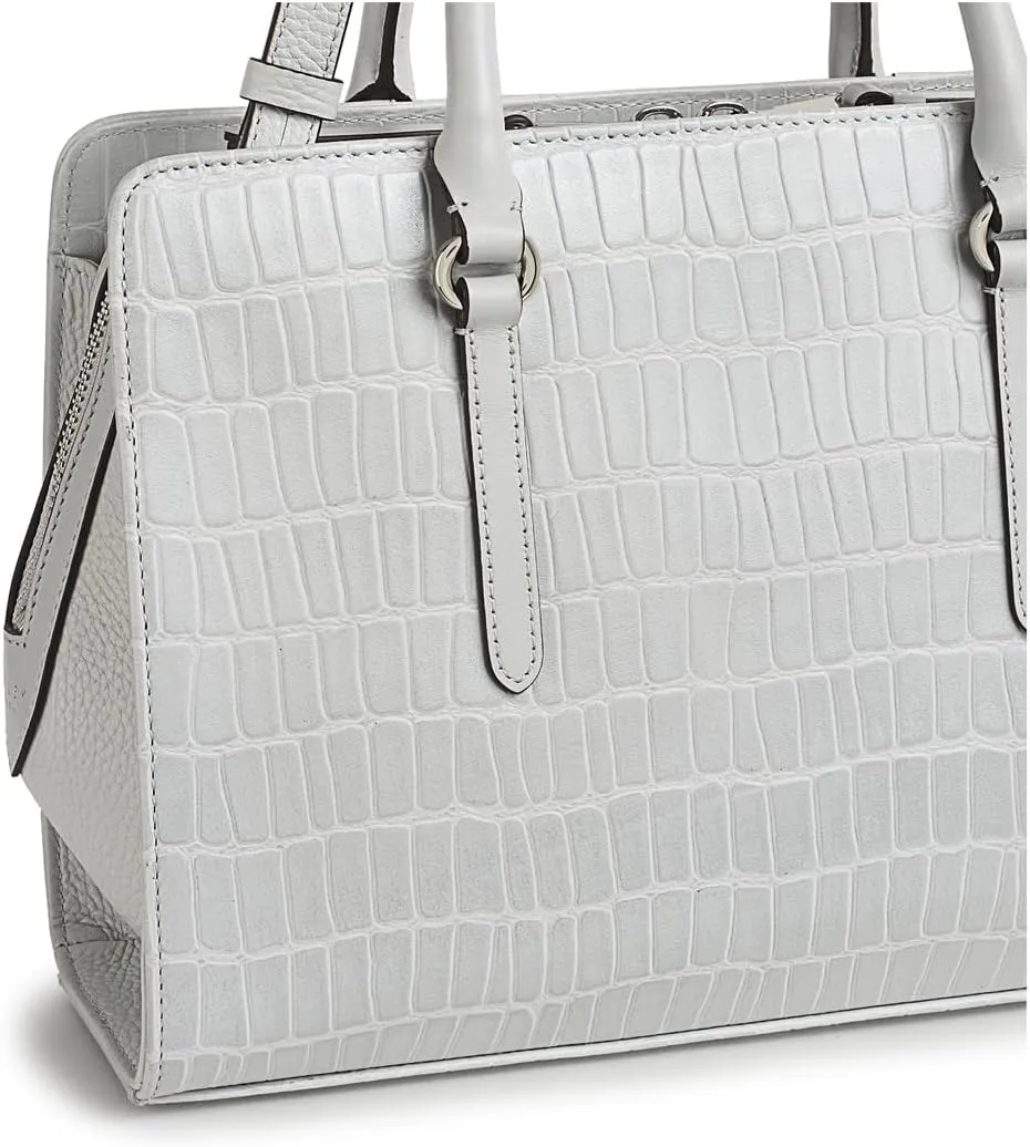 RADLEY London Angel Lane Faux Crocodile Women's Medium Leather Ziptop Satchel Bag