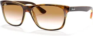 Ray-Ban RB4181 Square Sunglasses For Men   BUNDLE with Designer iWear Eyewear Kit