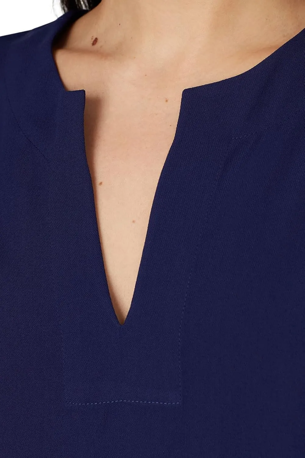 Rent The Runway Pre-Loved Navy Elastic Waist Blouse