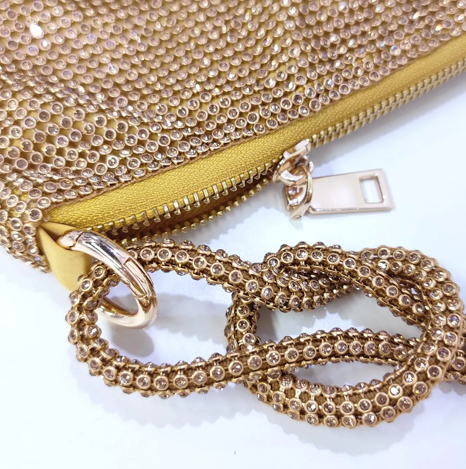 Rhinestone Hobo Bag for Women Rhinestone Purses Sparkly Evening Handbag Shiny Diamond Purse for Wedding Parties 2024