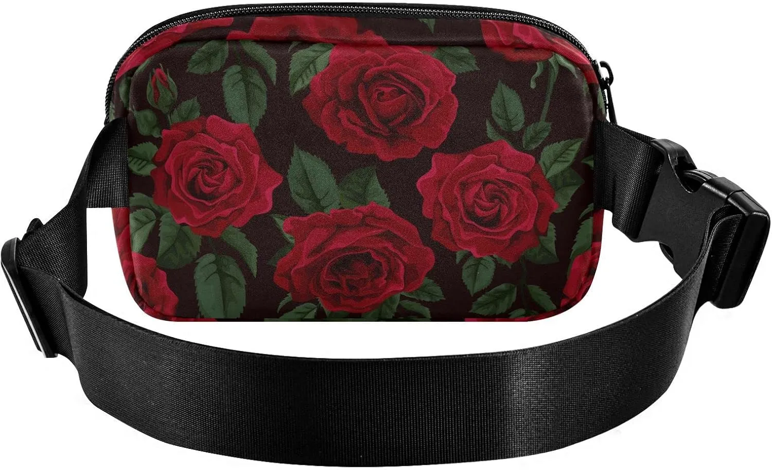 Rose Fanny Pack women Belt Bag Fashion Everywhere Waist Bags with Adjustable Strap for Workout Running Traveling Hiking