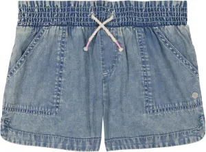 Roxy Girls' Soleil Elastic Waist Shorts, Drawstring Closure, Soft & Comfortable Fit