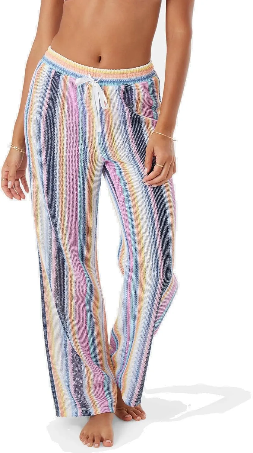 Roxy Women’s Beach Casual Drawstring Elastic Waist, Tavel, Everyday Wear, Summer Pant