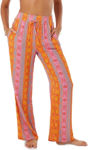 Roxy Women’s Beach Casual Drawstring Elastic Waist, Tavel, Everyday Wear, Summer Pant
