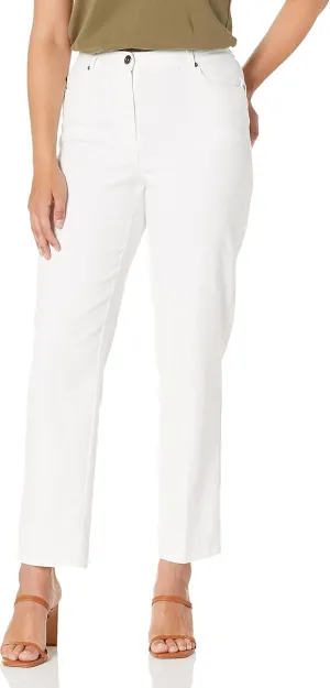 Ruby Rd. Women's Classic Flat Front Denim Jean