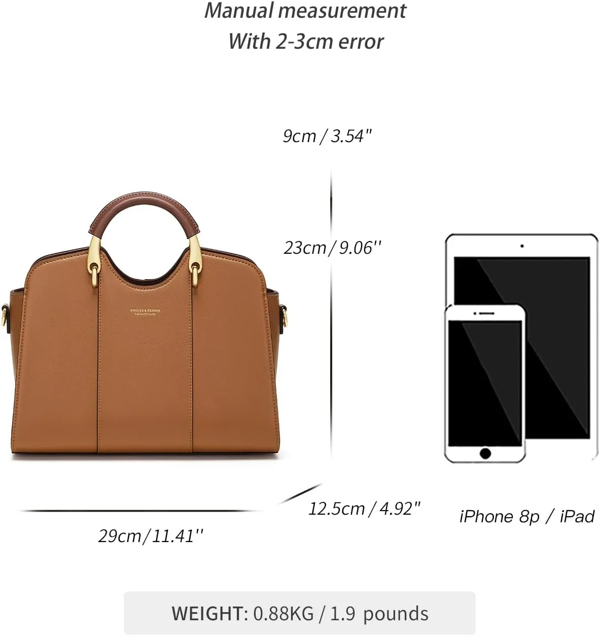 Satchel Bag for Women Fanshion Leather Ladies Top Handle Tote Shoulder Bag Purses and Handbags
