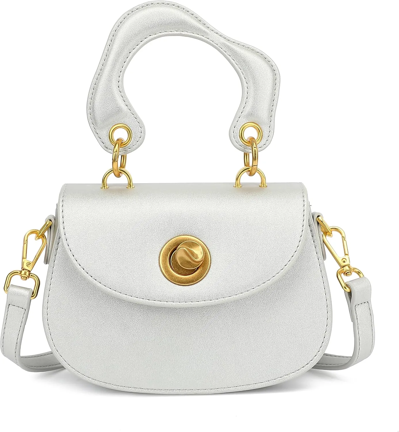 Scarleton Crossbody Bags for Women, Purses for Women, Lightweight Shoulder Bag Purse, Crossbody Bag with 2 Straps, H2087