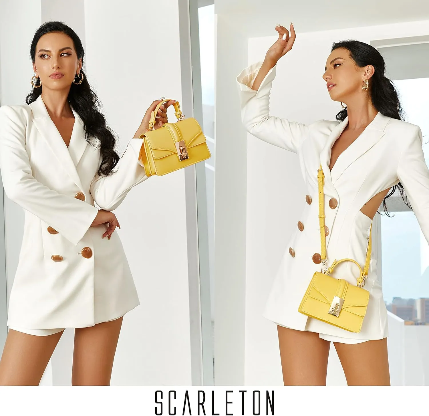 Scarleton Mini Top Handle Satchel, Crossbody Shoulder Bag, H2077