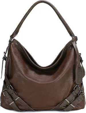 Scarleton Women's Faux Leather Purses and Handbags, Shoulder Bag, Top Handle Satchel, Hobo Bag with Pouch, H1035