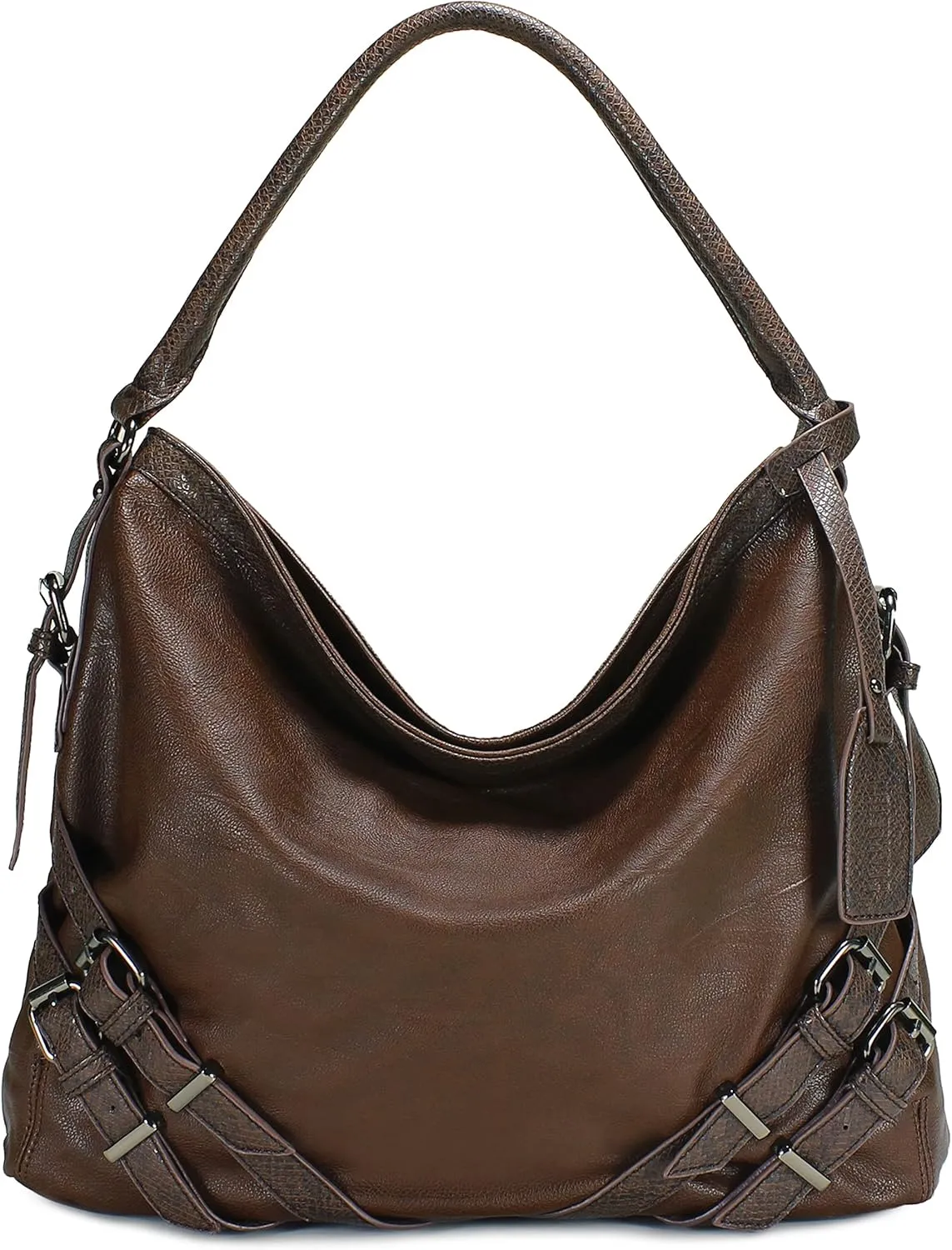 Scarleton Women's Faux Leather Purses and Handbags, Shoulder Bag, Top Handle Satchel, Hobo Bag with Pouch, H1035
