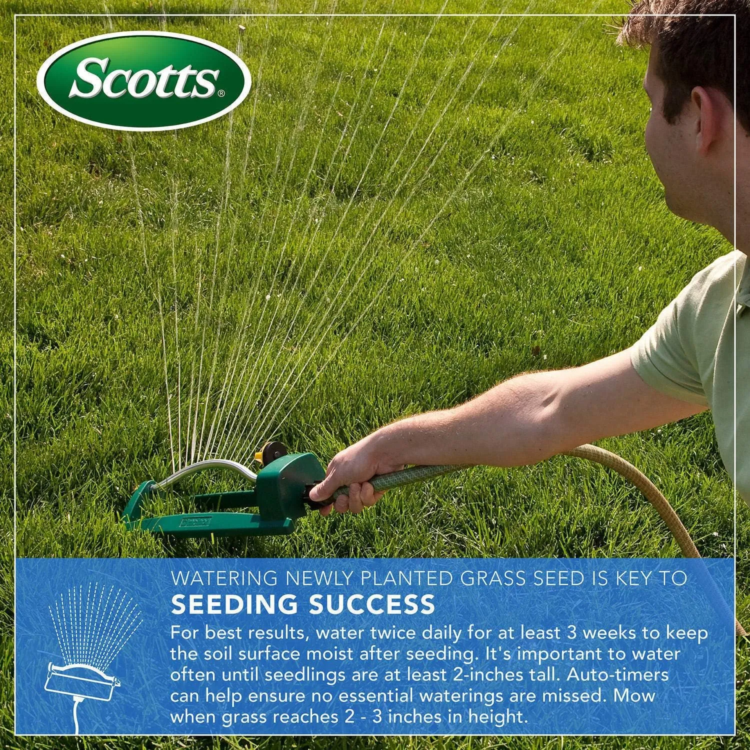 Scotts Turf Builder Thick'R Lawn Sun & Shade: Seed, Fertilizer, Soil Improver, 12 lb. 2-pack
