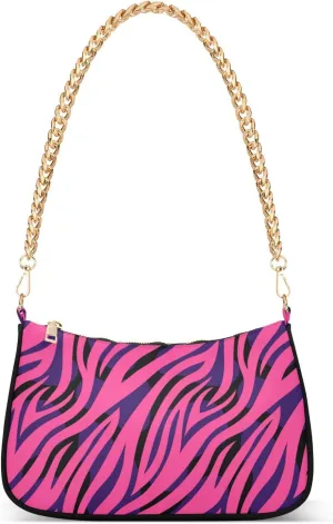 Shoulder Bag for Women Hobo Tote Handbag Gold Chain Crossbody Bag with Zipper Clutch Purse Handbags