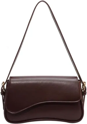 Shoulder Bag for Women Retro Vegan Leather Tote Handbag Underarm Bag Trendy Purse Crossbody Bag With Zipper 2025