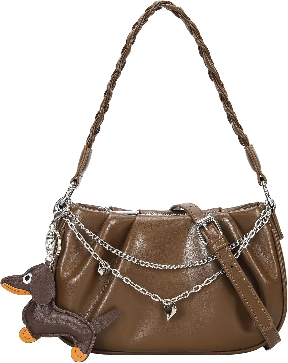 Shoulder Bag for Women Small Hobo bag Crossbody Purses Clutch Handbag Leather Satchel Bags for Women