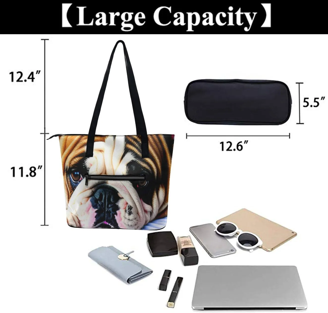 Shoulder Bag Handbags for Women Fashion Tote Bags PU Leather Shoulder Bag Top Handle Satchel Bags Purse