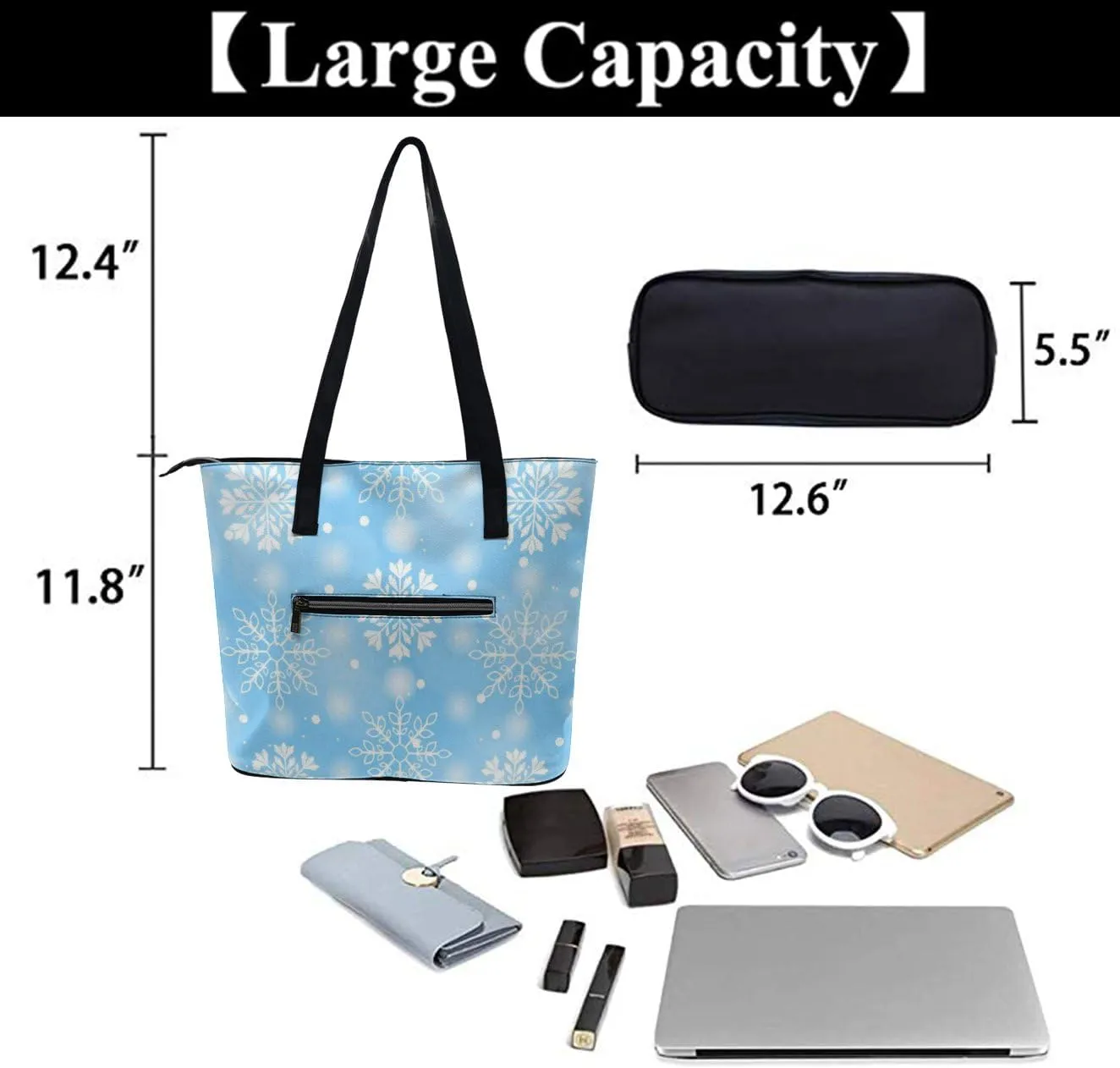 Shoulder Bag Handbags for Women Fashion Tote Bags PU Leather Shoulder Bag Top Handle Satchel Bags Purse