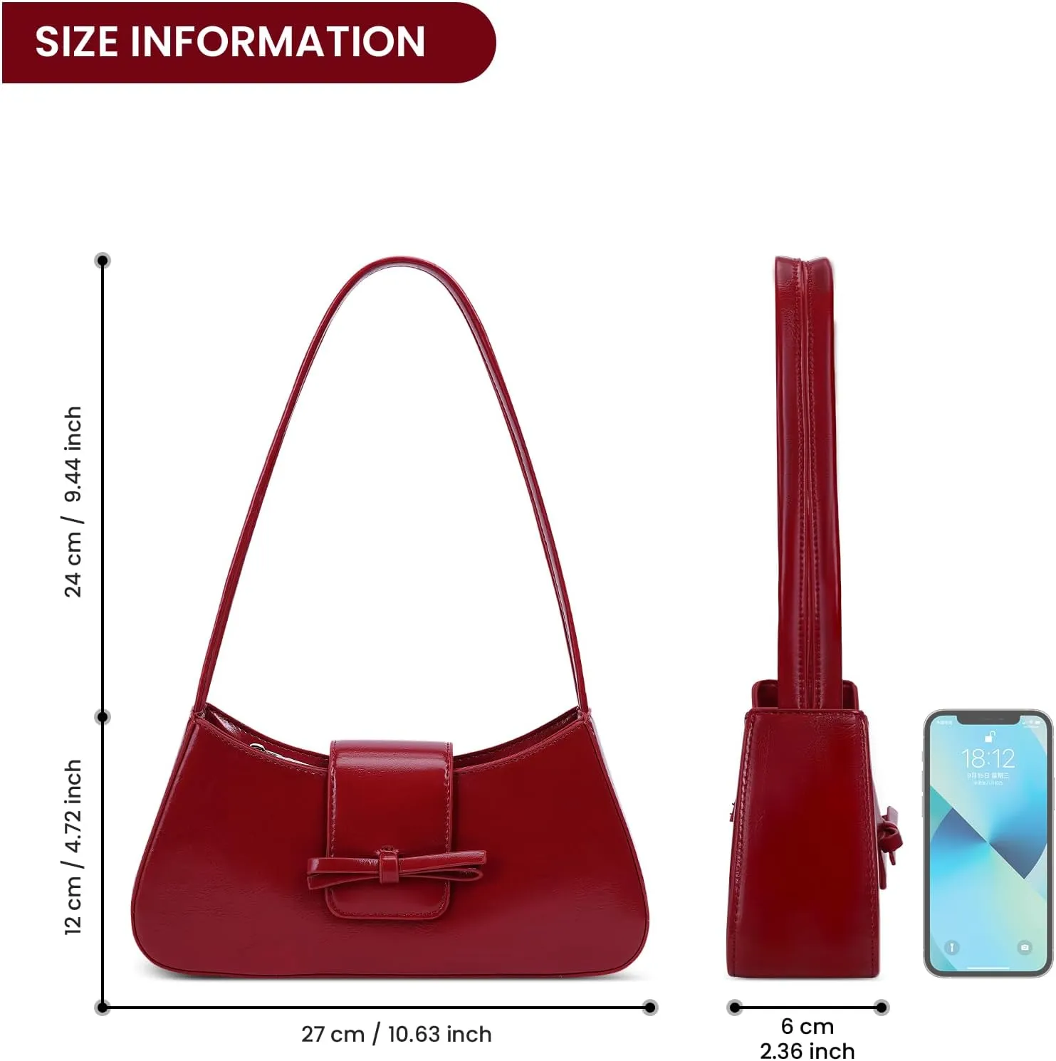 Shoulder Bags for Women Purses and Handbags Coquette Bow Purse Y2k Bag Small Shoulder Bag Mini Clutch Hobo Handbag
