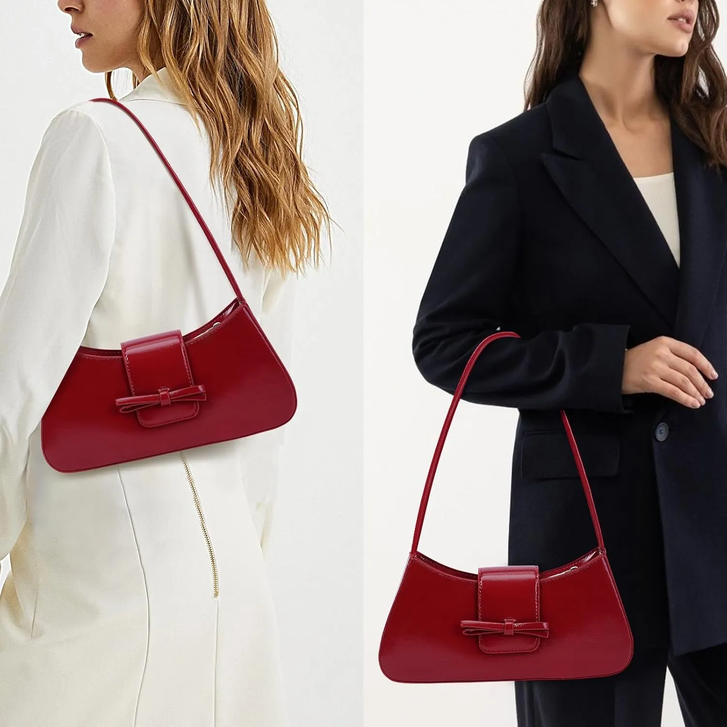 Shoulder Bags for Women Purses and Handbags Coquette Bow Purse Y2k Bag Small Shoulder Bag Mini Clutch Hobo Handbag