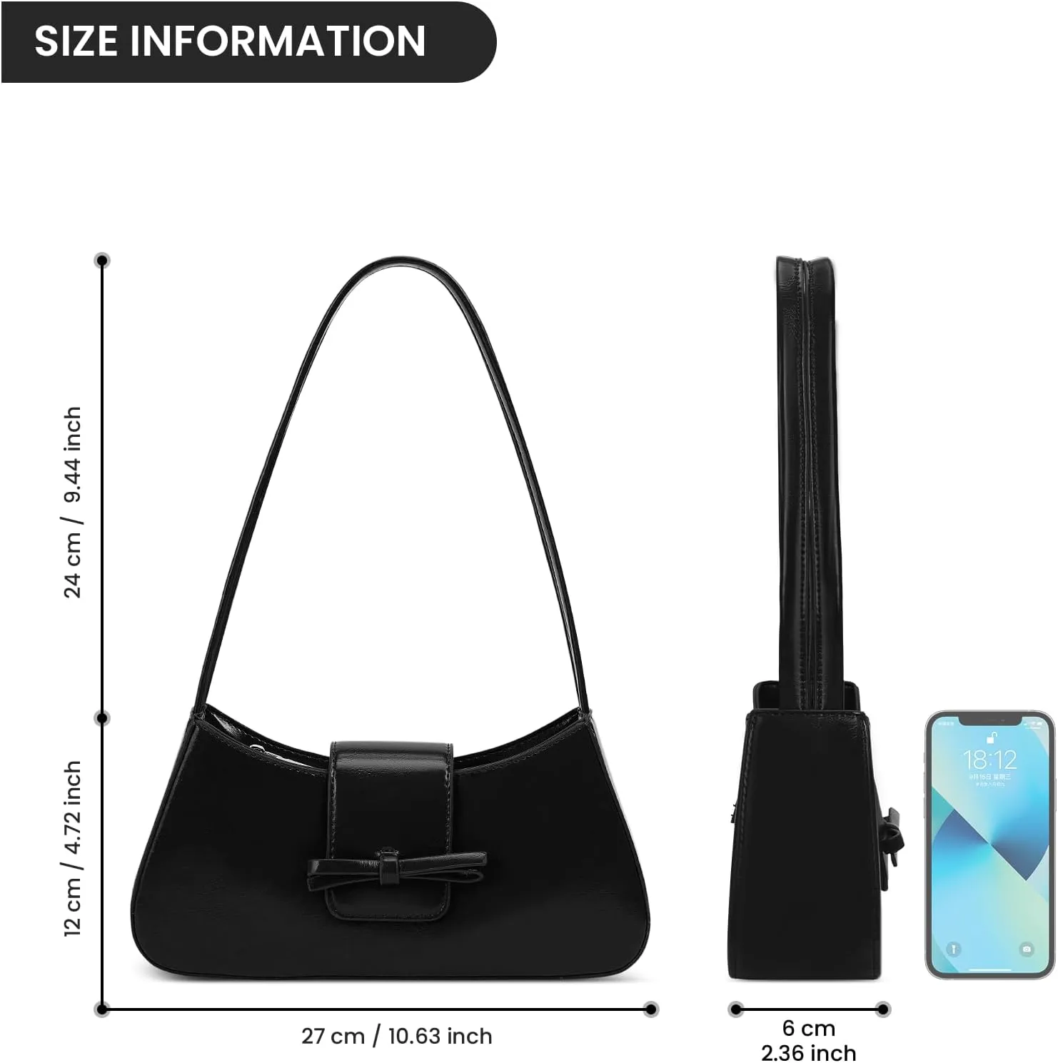 Shoulder Bags for Women Purses and Handbags Coquette Bow Purse Y2k Bag Small Shoulder Bag Mini Clutch Hobo Handbag