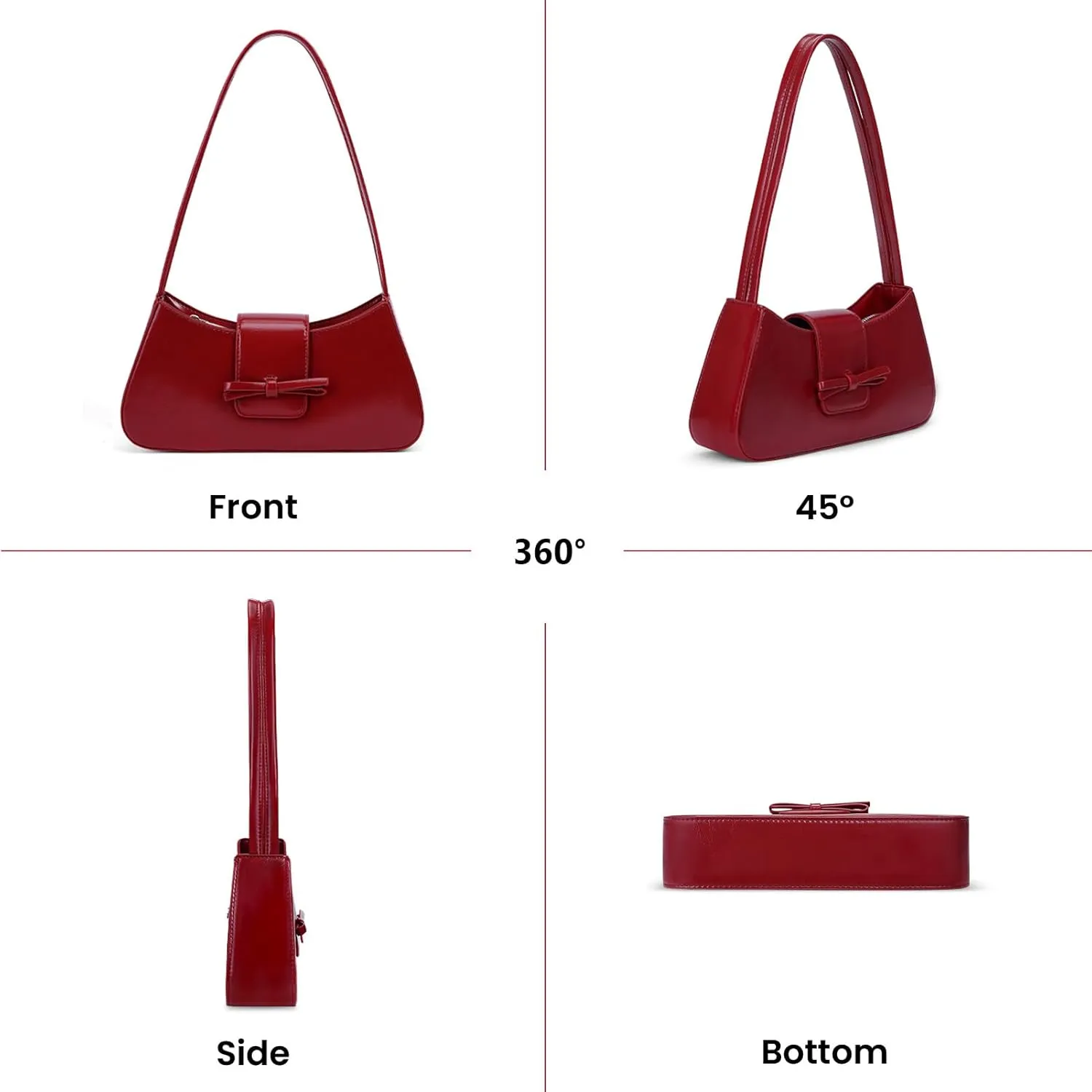 Shoulder Bags for Women Purses and Handbags Coquette Bow Purse Y2k Bag Small Shoulder Bag Mini Clutch Hobo Handbag