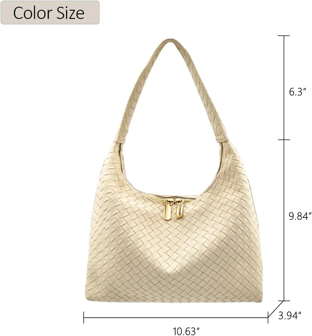 Shoulder Bags for Women Small Leather Hobo Handbag Trendy Underarm Purse Fall Slouchy Tote Bag 2025