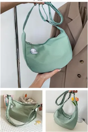 Shoulder Bags Women Solid Harajuku Simple Multifunction Handbags Large Capacity Crossbody Bags for Women Teens Purse