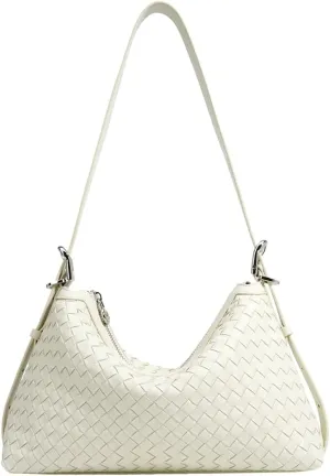 Shoulder Handbags for Women Woven Leather Crossbody Bags 2025 Woven Tote Purse Underarm Handbag Chic Beach Bag Satchel Purses