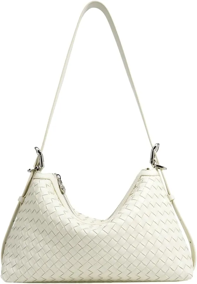 Shoulder Handbags for Women Woven Leather Crossbody Bags 2025 Woven Tote Purse Underarm Handbag Chic Beach Bag Satchel Purses