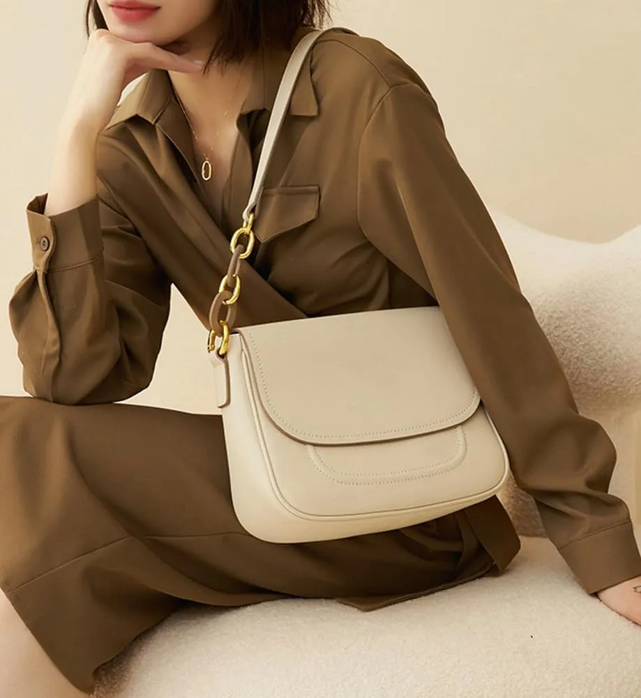 Shoulder Leather Handbags for Women Small Hobo Tote Handbags Stylish Top-handle Bag Ladies Crossbody Purse