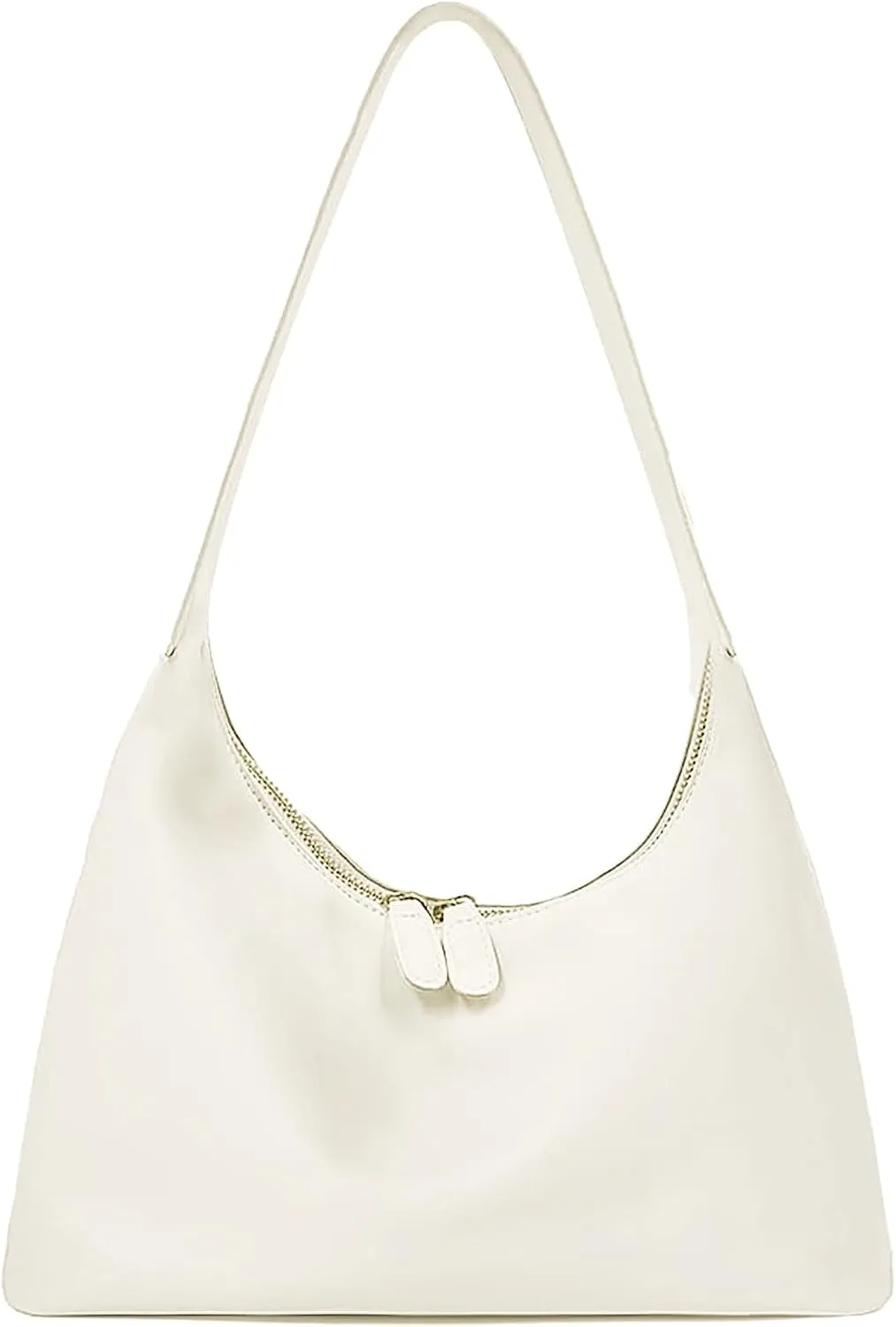 Shoulder Purses for Women Small Hobo Bag Slouchy Tote Bags Handbag Trendy Vegan Leather Clutch Purse with Zipper