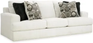 Signature Design by Ashley Karinne Coastal Sofa with Non-skid Legs, White