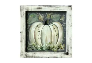 Simple Rustic White Pumpkin