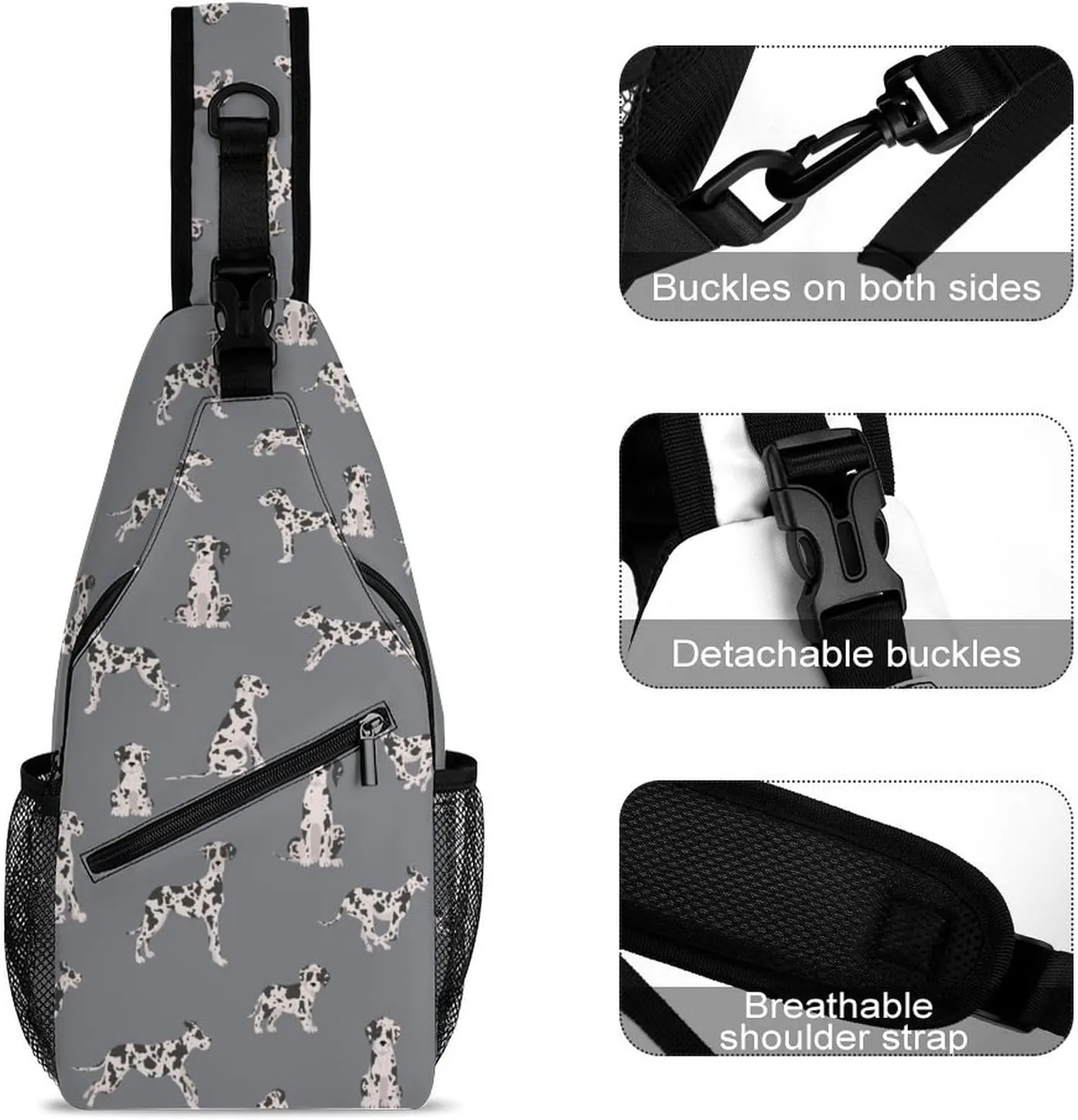 Sketch Pineapples Versatile And Convenient Multipurpose Crossbody Bag - Perfect for Travel And Hiking