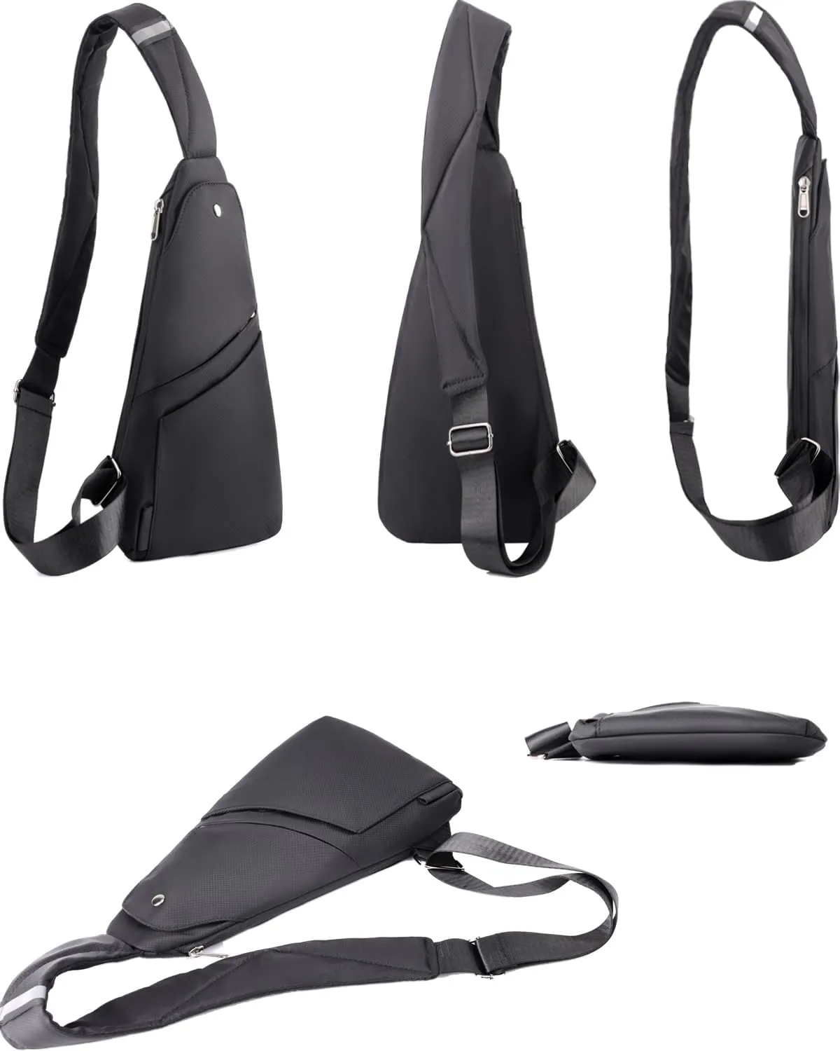 Sling Bag Anti Theft Cross Body Personal Pocket Bags Lightweight Chest Shoulder Daypack for Travel Daily